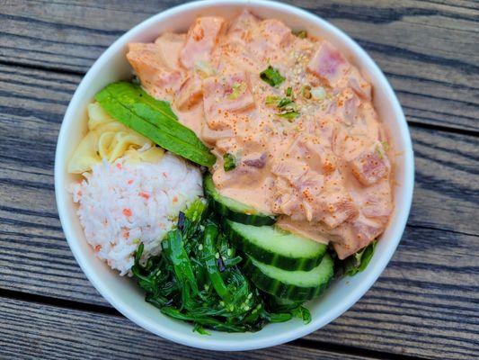 Creamy Pop Poke Bowl