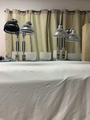 My Patients love the far infrared healing lamps. They feel so relaxed when they are on