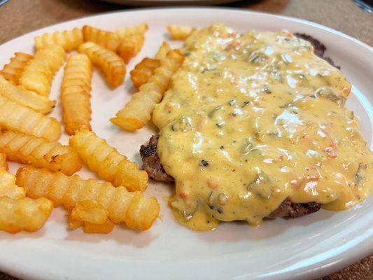 ICX Grinder served with Crinkle Cut Fries