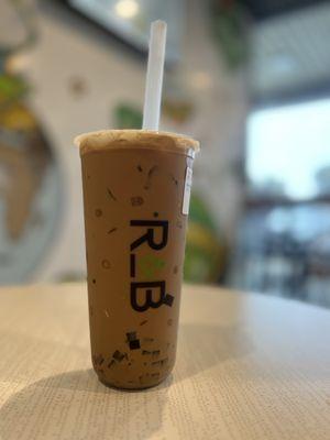 Vietnamese Iced Coffee with coffee jelly