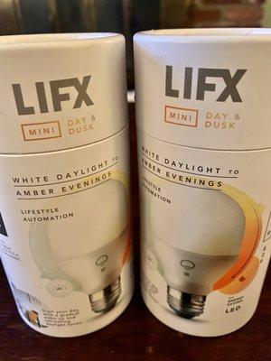 LIFX bulbs