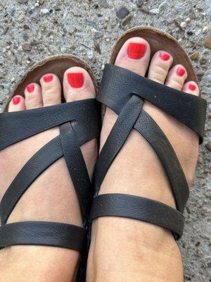 Basic pedicure $35