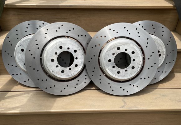 Resurfaced Cross-Drilled Rotors