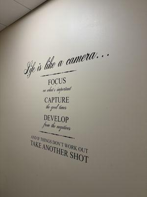 Life is like a camera