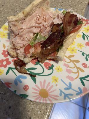 smoked spicy turkey sandwich