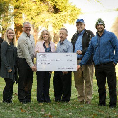 Sherwood Community Services received a $15,000 Allstate Foundation grant.