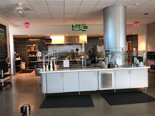 Self serve food and salad bar