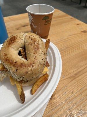 Bagel sandwich