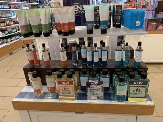 Interesting scents for men's collection