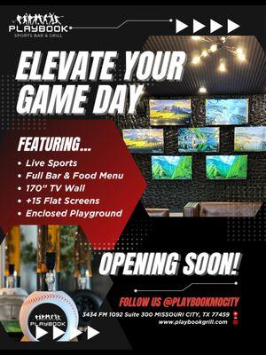 Live Sports, Flat Screens, Full Drink & Food Menu, Enclosed Play Area and more...