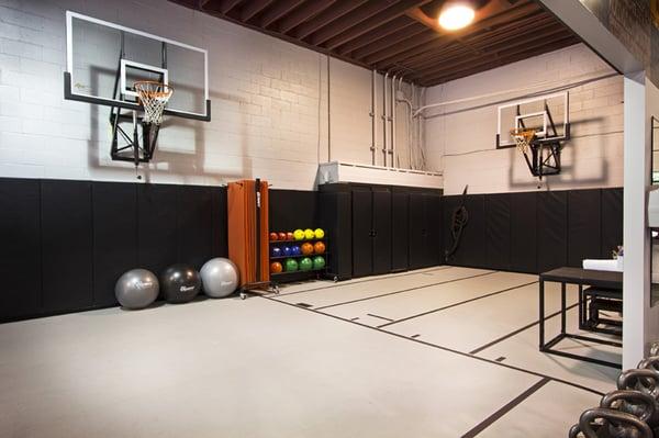 Basketball, TRX Suspension Training, Zumba, BootCamp, Group FItness Area