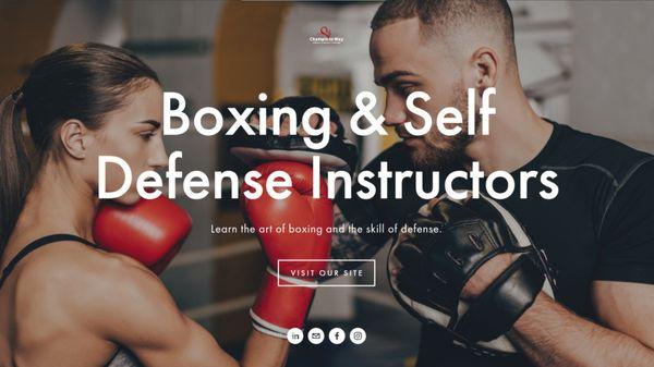 In-Home Boxing & Self Defense Instructors https://www.championswayfitness.com/sports-and-self-defense-training