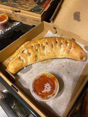 Very disappointing calzone size