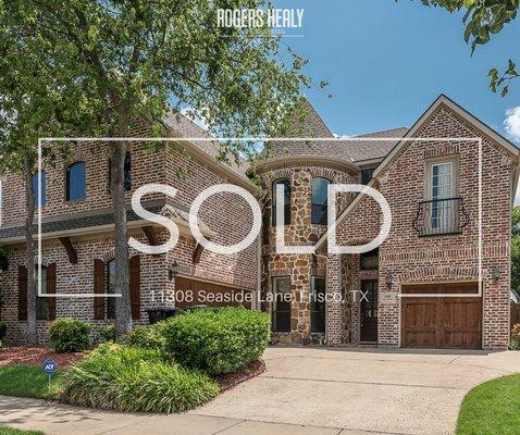 SOLD in Frisco, TX! Represented the buyer on this transaction.