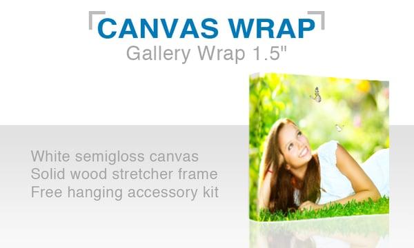 Our high quality canvas wraps make a great gift for your loved ones.