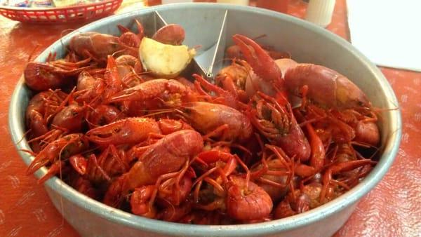 Five pounds of the best crawfish I have ever had !!!