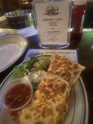 Chicken Fajita Quesadilla. Give them a try!