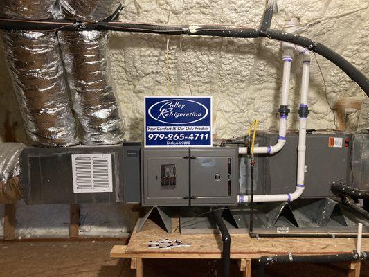 New hvac installation for a happy customer