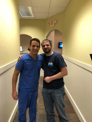 Dr. Vega hangin with ERIC his Patient who is a Type 1 Diabetic and its "Nation Type1" Month all month!!