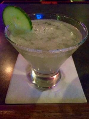 Simply cucumber martini