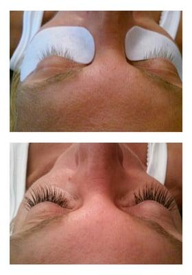 Natural classic Eyelash Extensions by Cat Barela