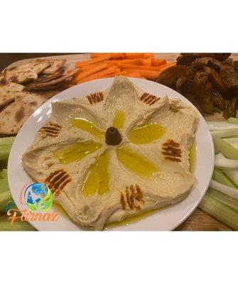 Authentic Hummus platter ( Mediterranean)