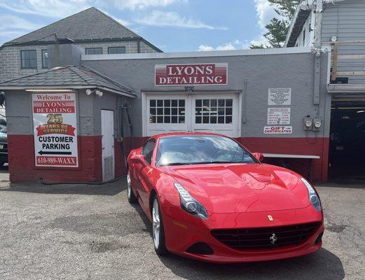 A detailed Ferrari California