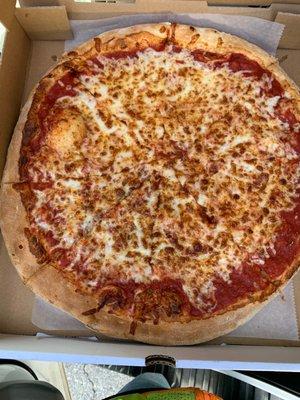 Large cheese pizza