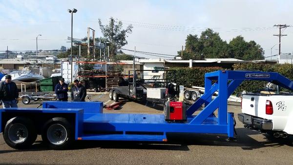 Custom Water pipe testing trailer #20,000 GVWR