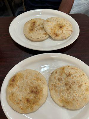 Pupusas de chicharrón con queso