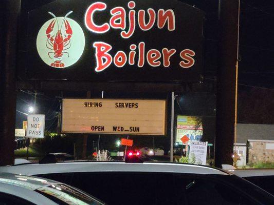 Cajun, boilers