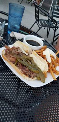 French dip, philly style