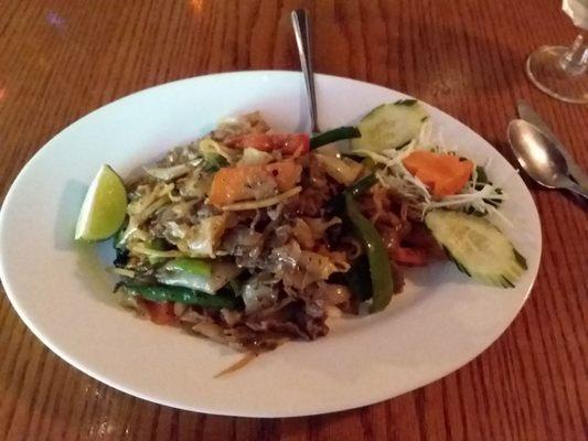 Pad Kee Mao with beef