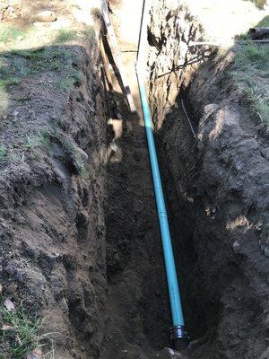 new sewer line