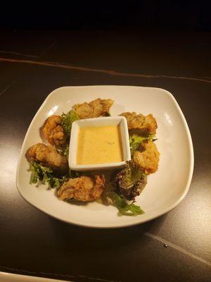 Fried oysters