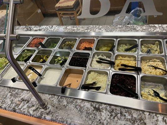 Nasty salad bar