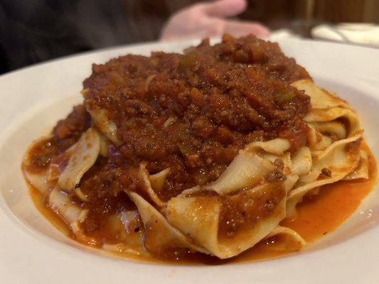 Tagliatelle w/ Bolognese