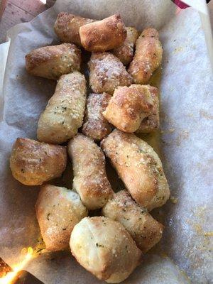 So yummy! Parmesan bread bites!