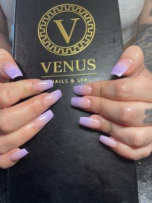 Nails done by Venus Nails staffs