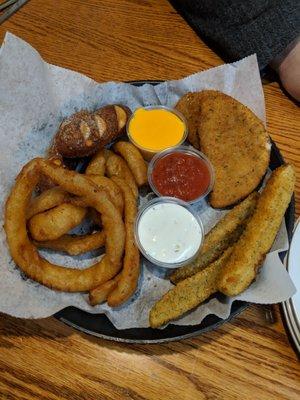 The Best of Mohican appetizer sampler.