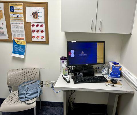 Another view of the exam room.