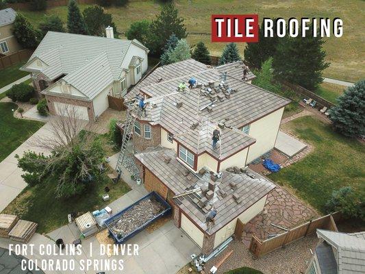 Highest Quality Tile Roof Material Matched with Excellent Workmanship.