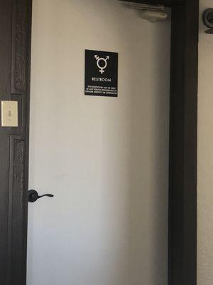 Gender and identity free bathrooms