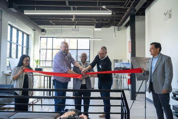 Grand Opening Ribbon Cutting of Chicago Printworks