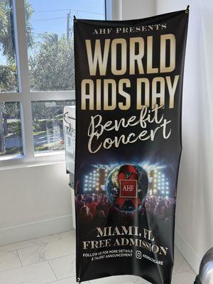 AHF funded concert