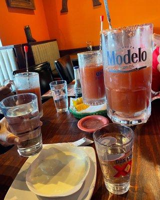 Modelo Michelada. Corona Michelada