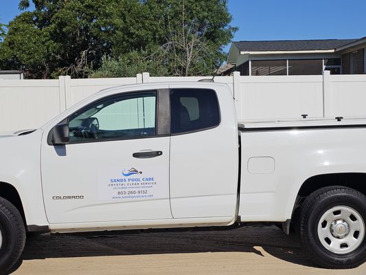 IF YOU SEE THIS TRUCK YOU CAN BE SURE IT JUST LEFT A CLEAN POOL!