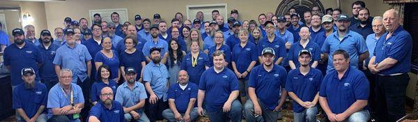 Team members of Michael's Keys Locksmith posing for a group photo.