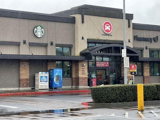 View of Safeway in Tillamook.