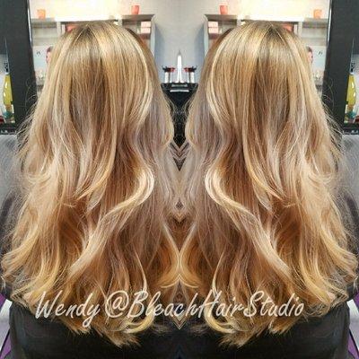 Highlight over my balayage by Wendy at Bleach!